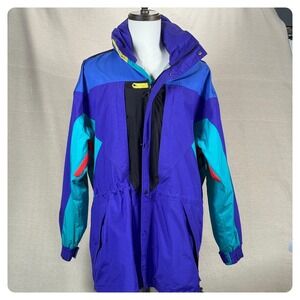 Rare 90s Helly Hansen‎ Equipe Ski Jacket Men L Awesome Condition Colorblock EUC